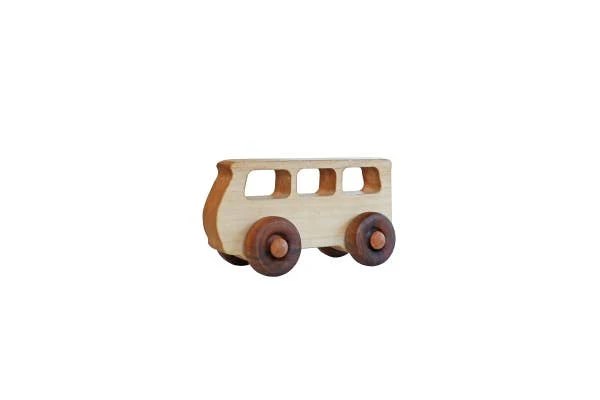 Autobús de Madera FSC® – Juguete sostenible (Wooden Story) - Imagen 2