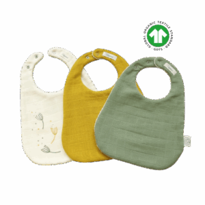 Babero de Algodón Orgánico GOTS® - Pitigaia ( Varios colores)