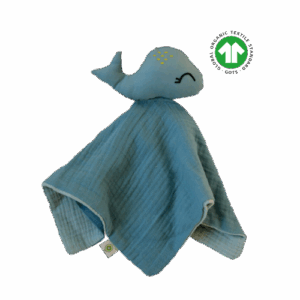 Doudou de Algodón Orgánico GOTS® - Ballena (Apunt Barcelona)