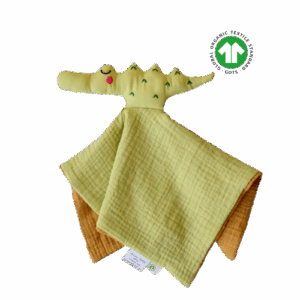 Doudou de Algodón Orgánico GOTS® - Cocodrilo (Apunt Barcelona)
