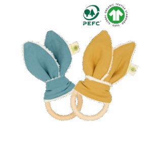 Mordedor BIO con Muselina de Algodón Orgánico GOTS® (Apunt Barcelona)