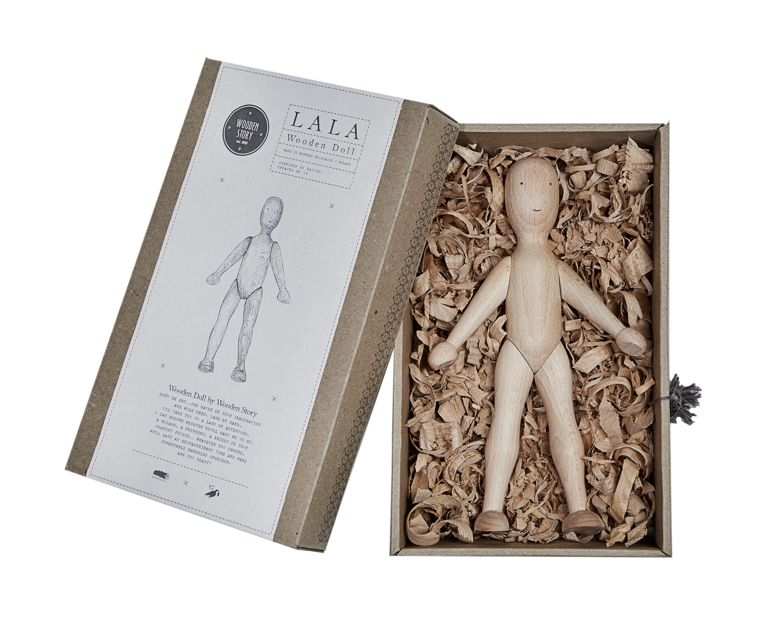 LALA – Figura de madera FSC® sin género (Wooden Story) - Imagen 9
