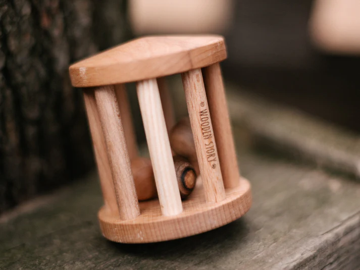 Sonajero de Madera FSC® “Tortuga” (Wooden Story) - Imagen 2